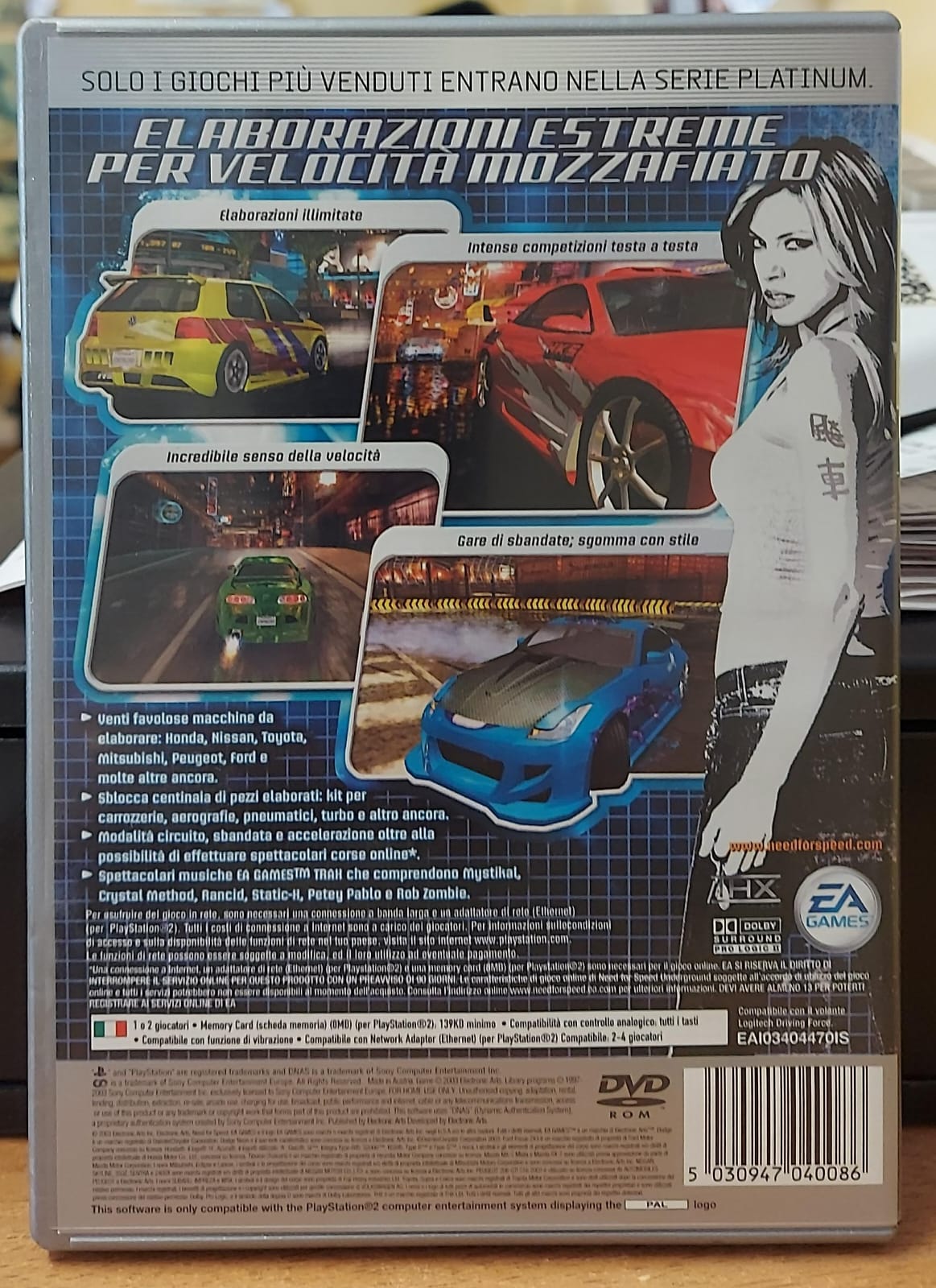 NEED FOR SPEED UNDERGROUND - PLATINUM