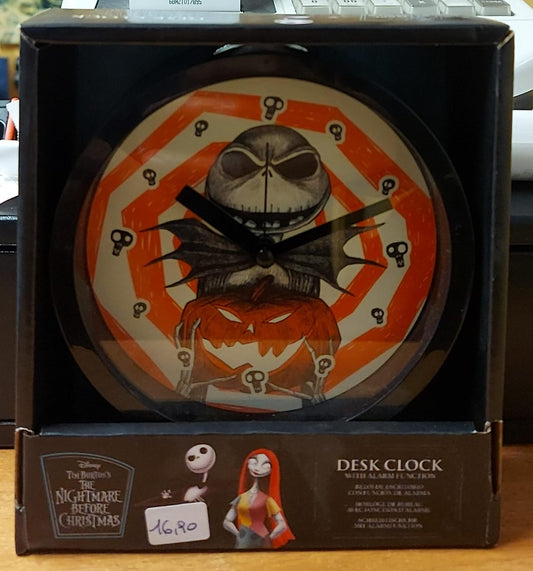NIGHTMARE BEFORE CHRISTMAS PUMPKIN KING - OROLOGIO DA SCRIVANIA