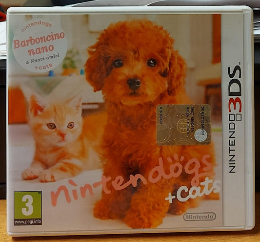 NINTENDOGS BARBONCINO NANO + CATS & NUOVI AMICI