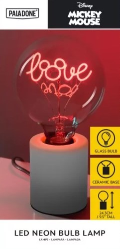 PALADONE MICKEY MOUSE LED NEON BULB LAMP