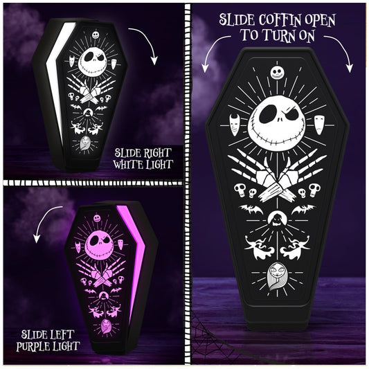 PALADONE NIGHTMARE BEFORE CHRISTMAS COFFIN 3D LIGHT LAMPADA