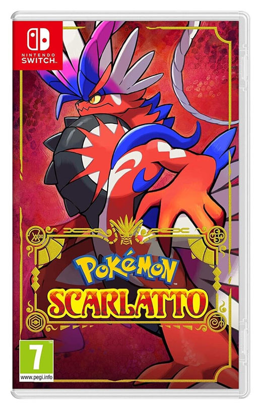 POKEMON SCARLATTO - NUOVO MAI APERTO