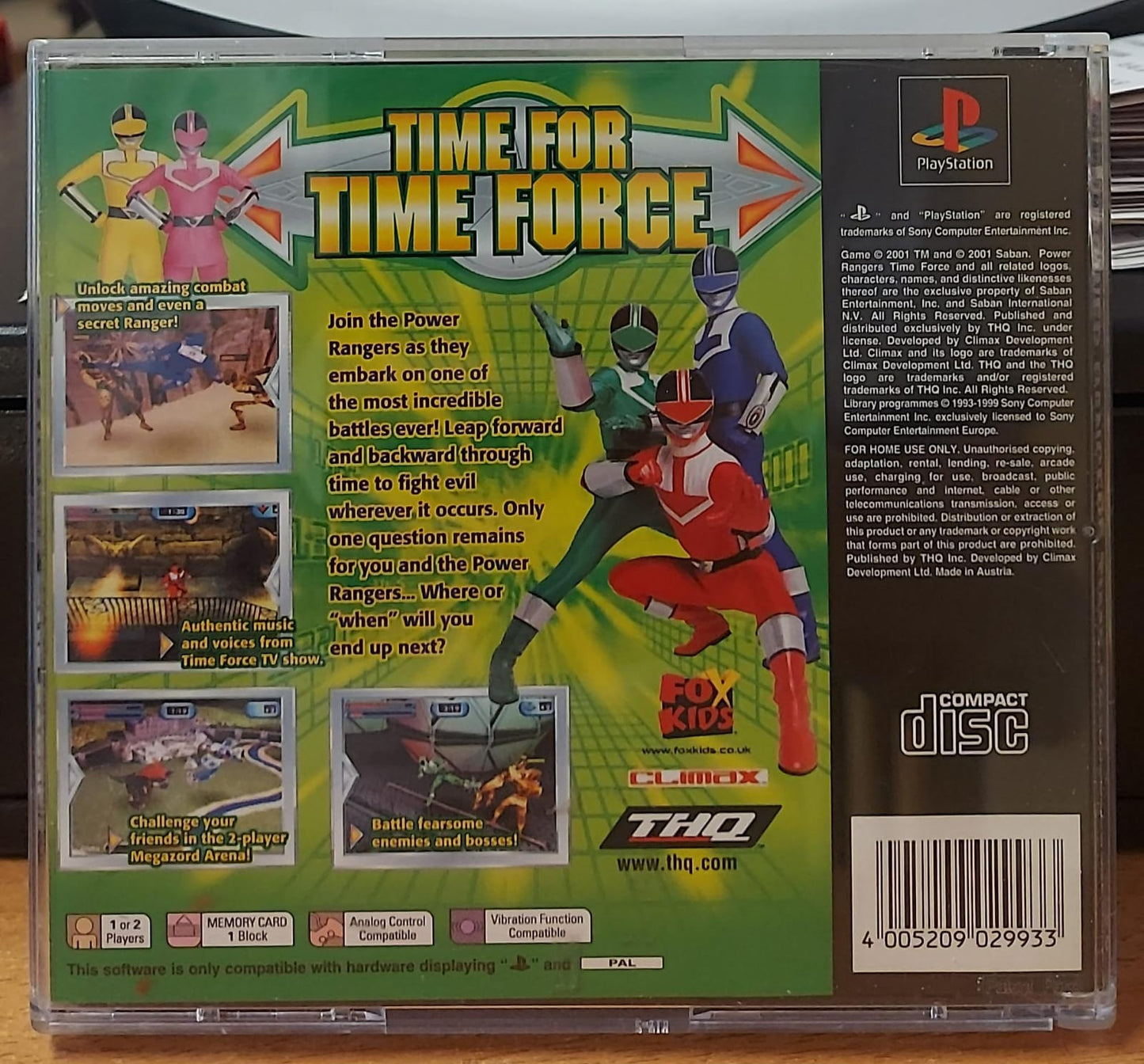 POWER RANGERS TIME FORCE