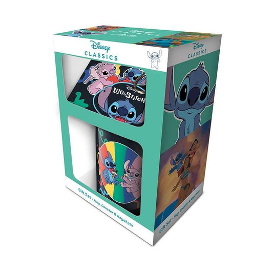 PYRAMID LILO & STITCH (YOU'RE MY FAVE) MUG COASTER KEYCHAIN GIFT SET