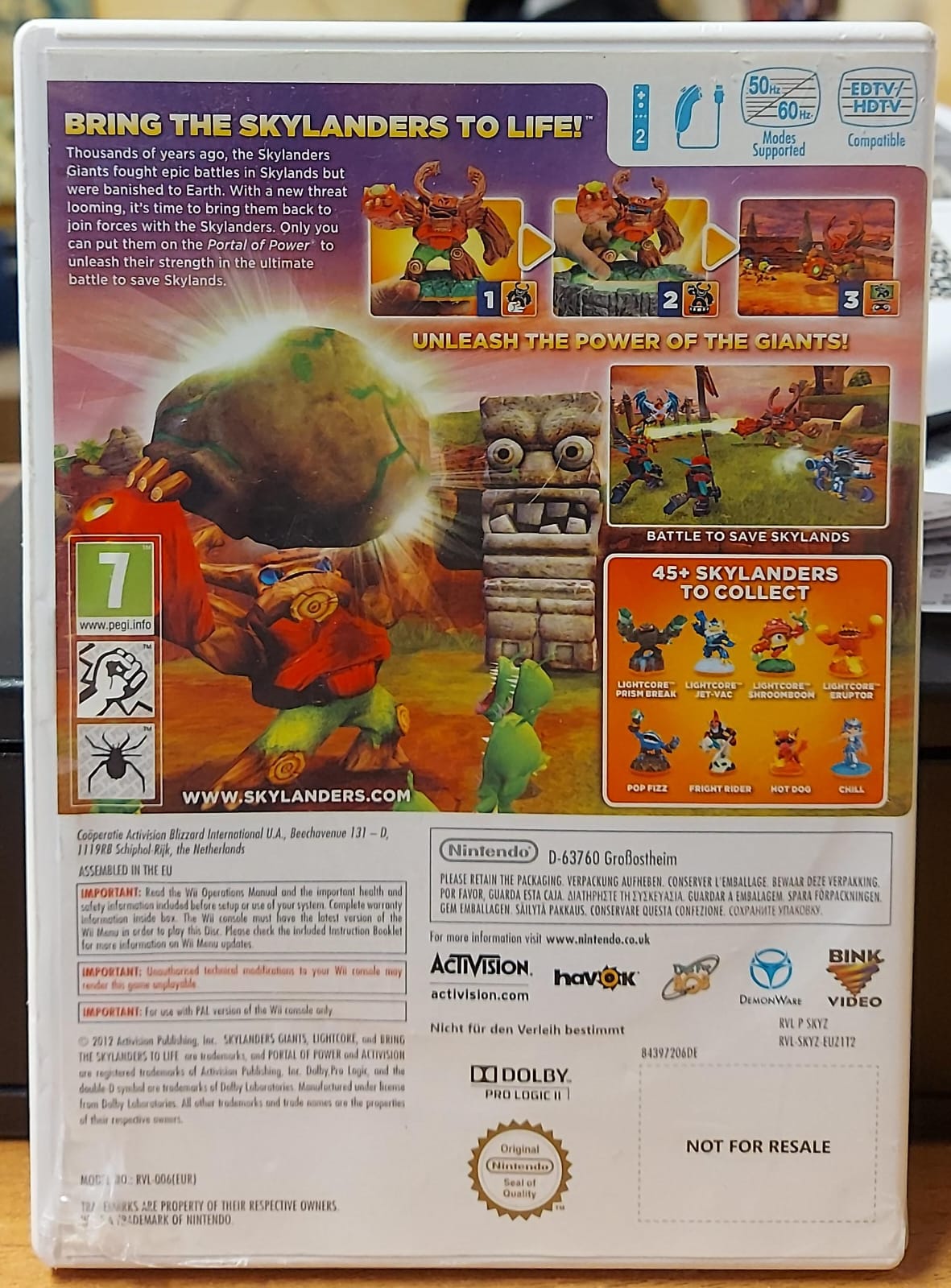 SKYLANDERS GIANTS - SOLO GIOCO