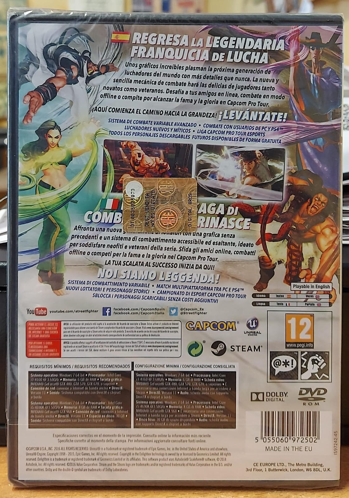 STREET FIGHTER V - NUOVO MAI APERTO