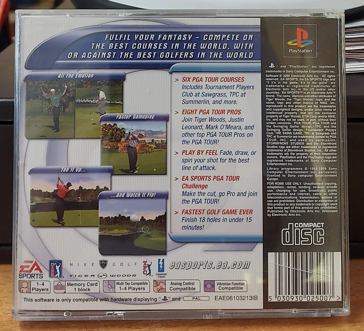 TIGER WOODS PGA TOUR GOLF