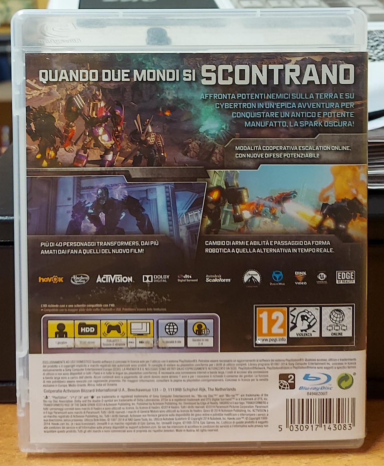 TRANSFORMERS THE DARK SPARK