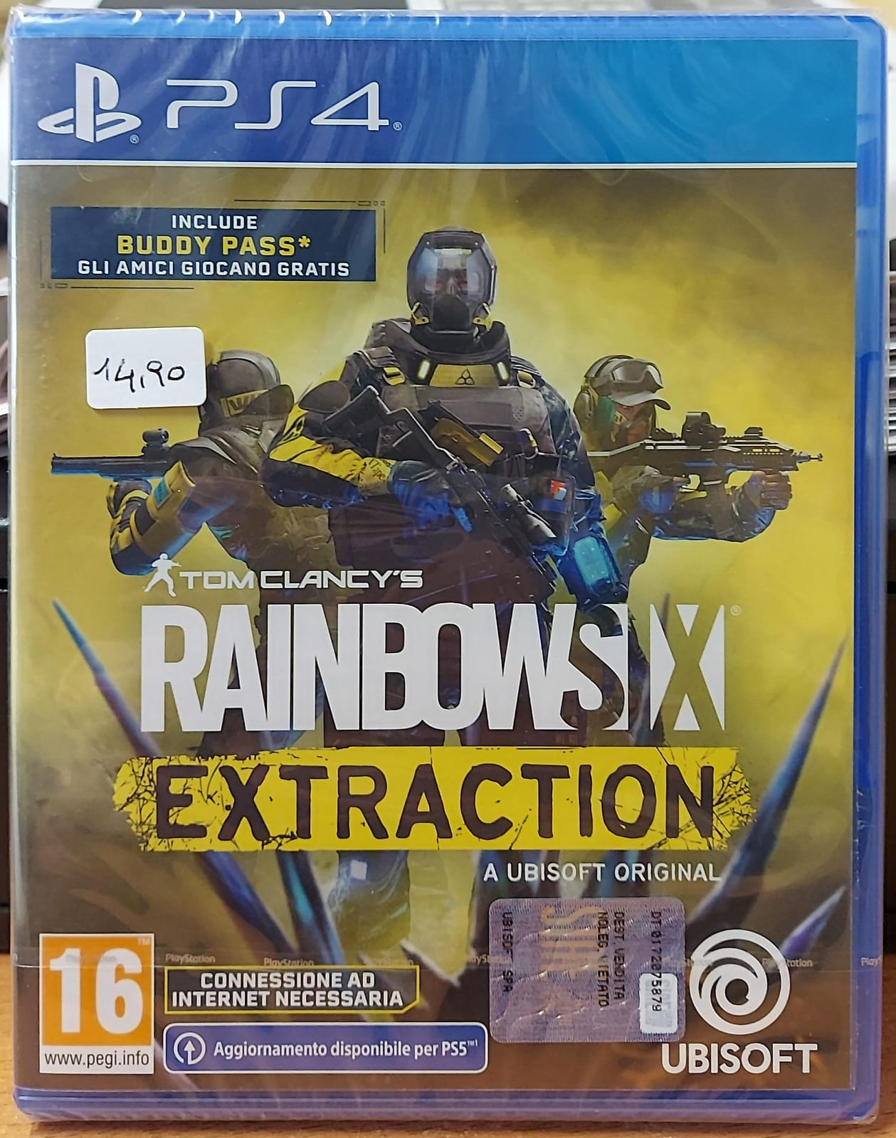 TOM CLANCY'S RAINBOW SIX EXTRACTION - NUOVO MAI APERTO