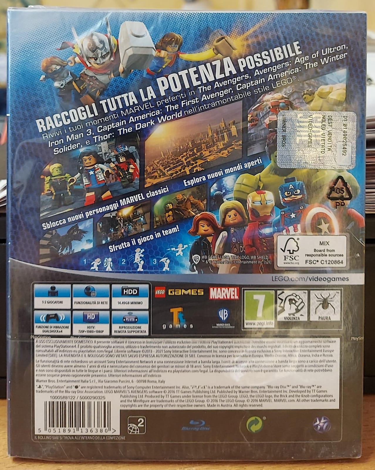 LEGO MARVEL AVENGERS - NUOVO MAI APERTO