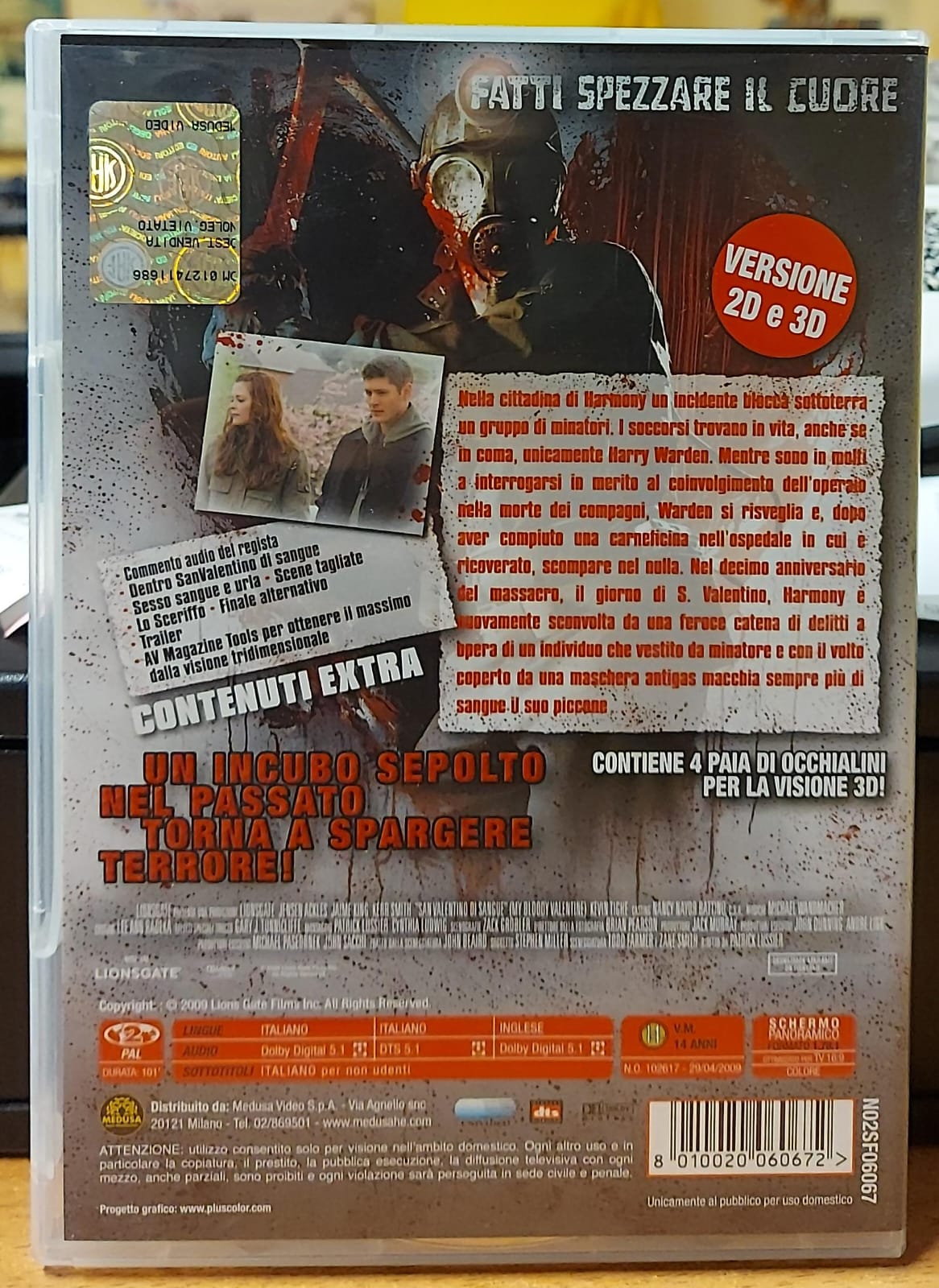 SAN VALENTINO DI SANGUE 3D - EDIZIONE SPECIALE 2 DVD