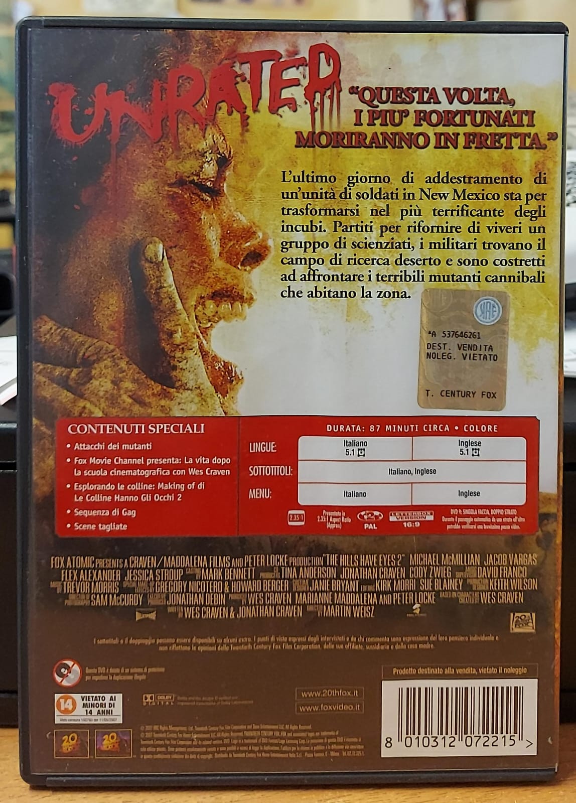 LE COLLINE HANNO GLI OCCHI 2 UNRATED