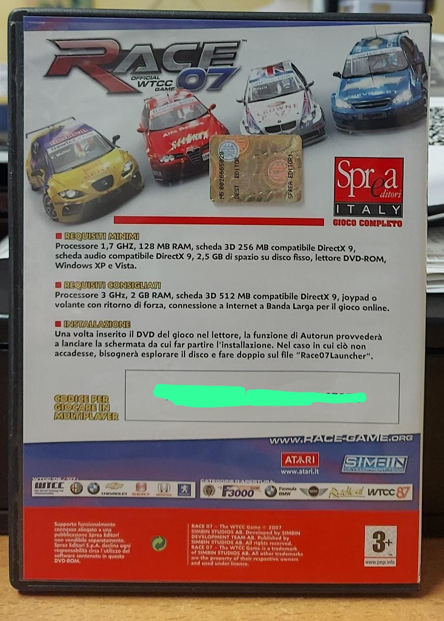RACE OFFICIAL WTCC GAME 07