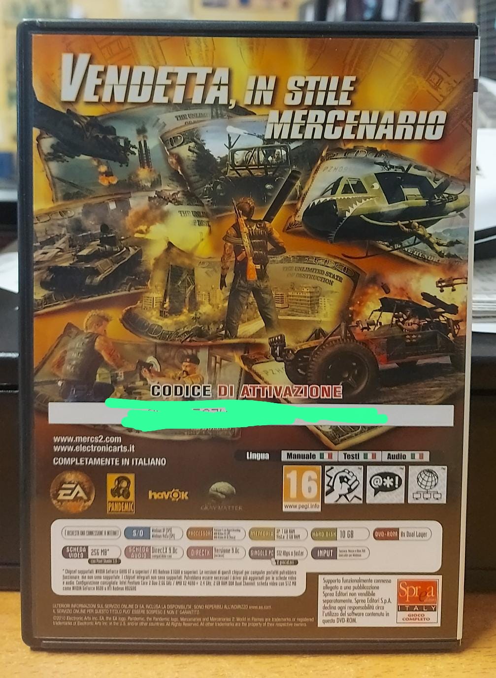 MERCENARIES 2 INFERNO DI FUOCO