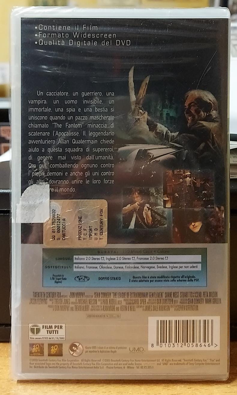 LA LEGGENDA DEGLI UOMINI STRAORDINARI - UMD FILM - NUOVO MAI APERTO