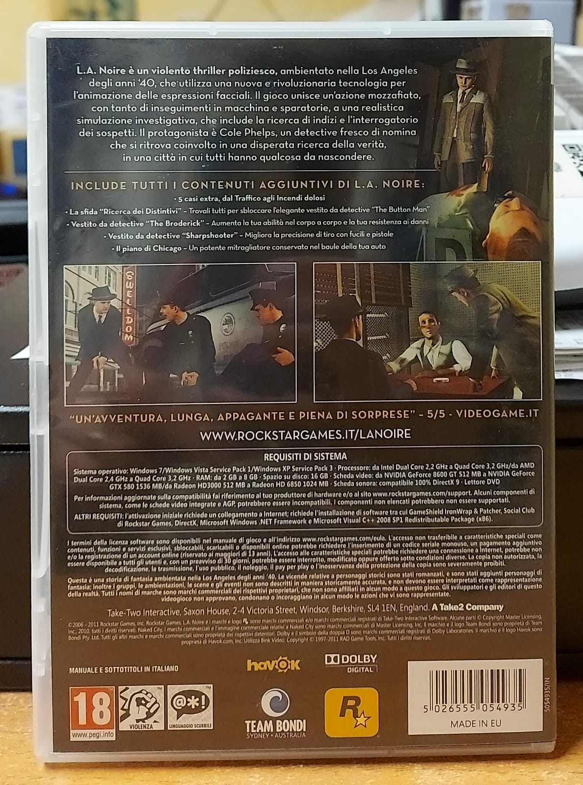 L.A. NOIR EDIZIONE COMPLETA