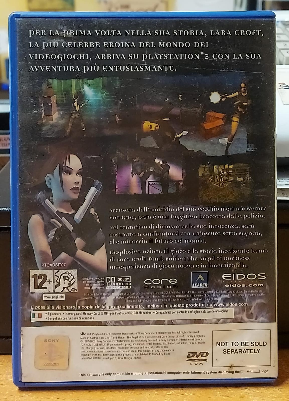 LARA CROFT TOMB RAIDER - THE ANGEL OF DARKNESS