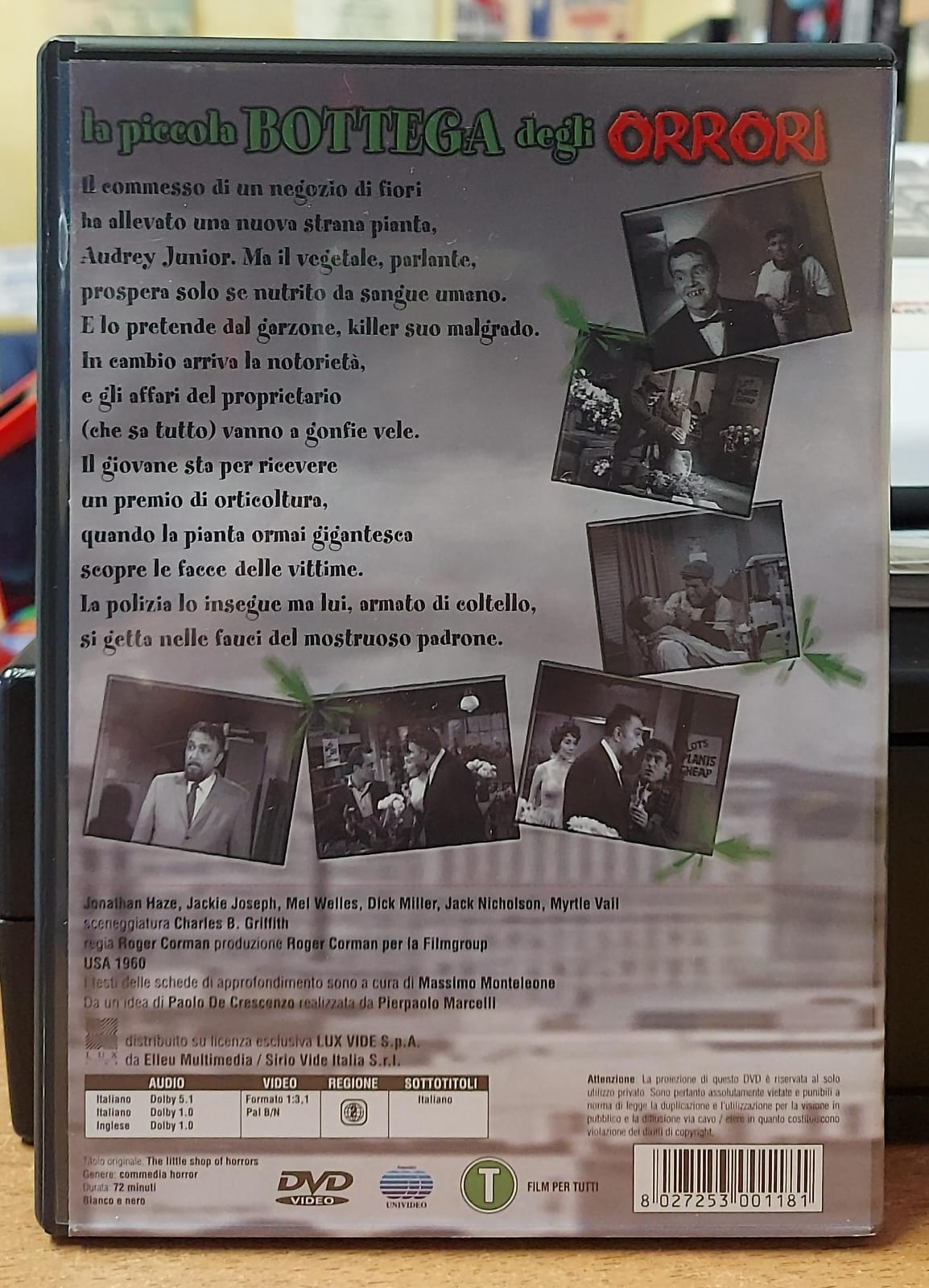 LA PICCOLA BOTTEGA DEGLI ORRORI (1960)