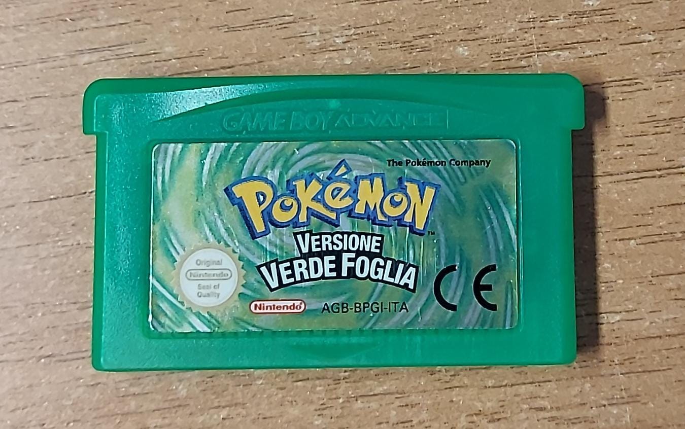 POKEMON VERSIONE VERDE FOGLIA - SOLO CARTUCCIA