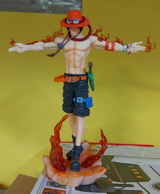 ONE PIECE PORTGAS D.ACE ACTION FIGURE 28CM STATUA DA COLLEZIONE