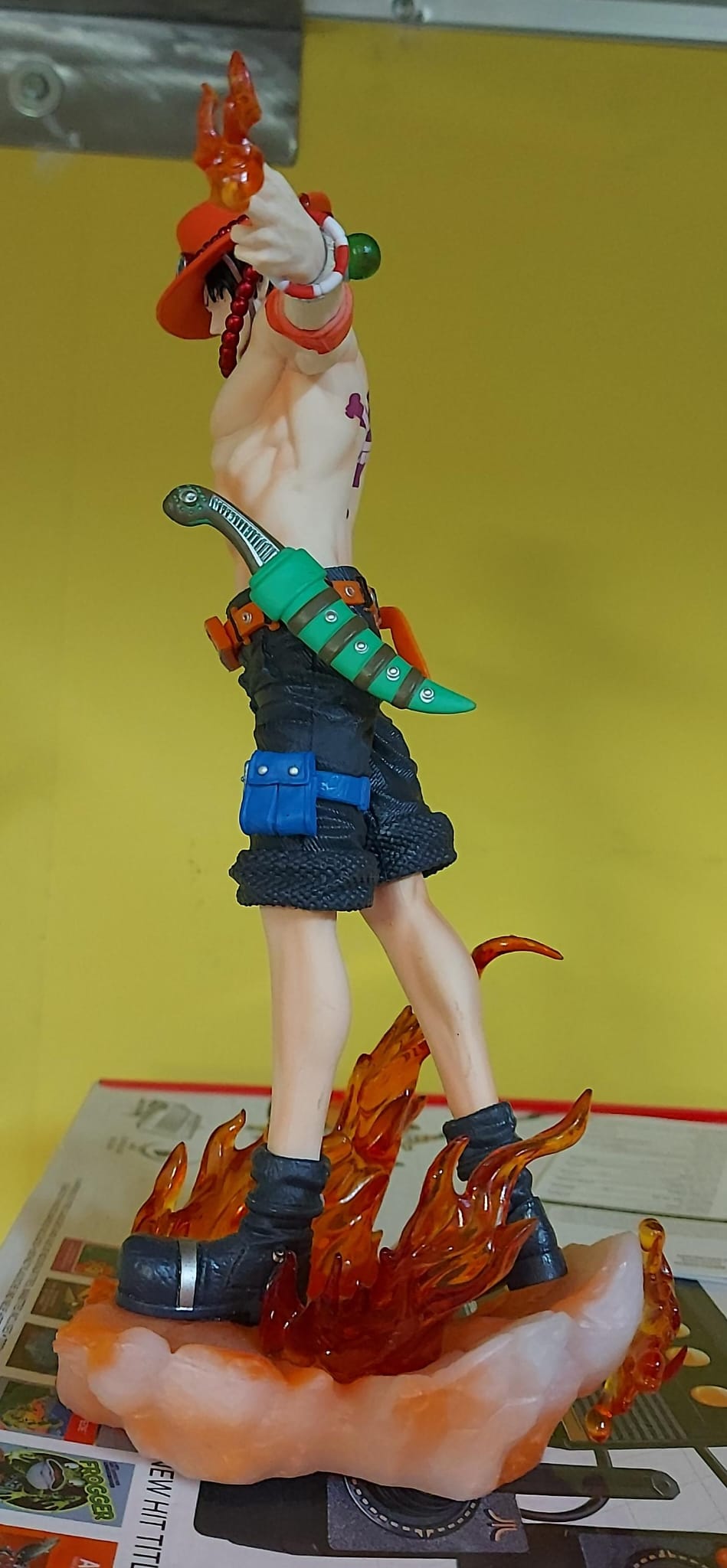 ONE PIECE PORTGAS D.ACE ACTION FIGURE 28CM STATUA DA COLLEZIONE