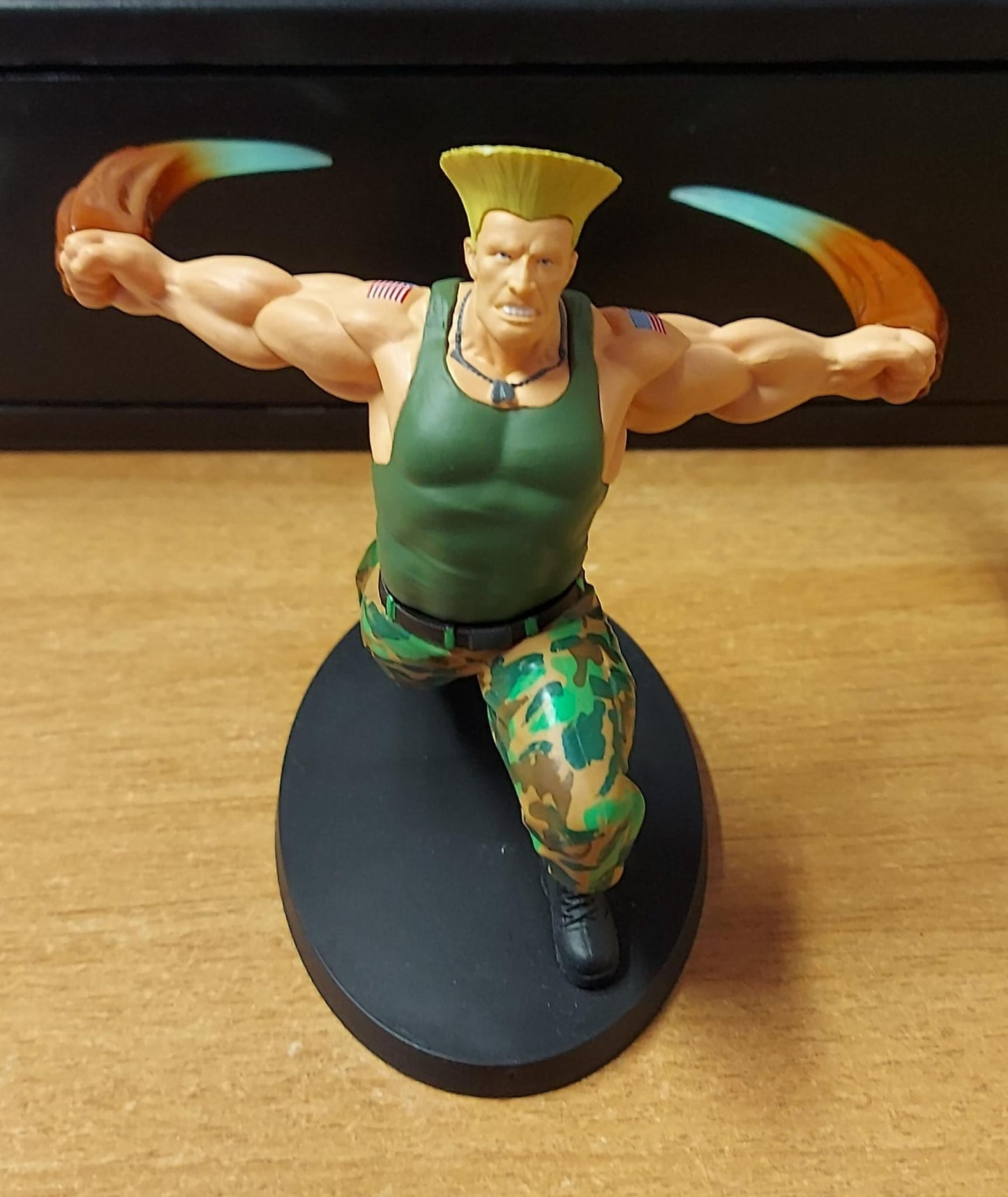 GUILE STREET FIGHTER ACTION FIGURE CAPCOM 10CM