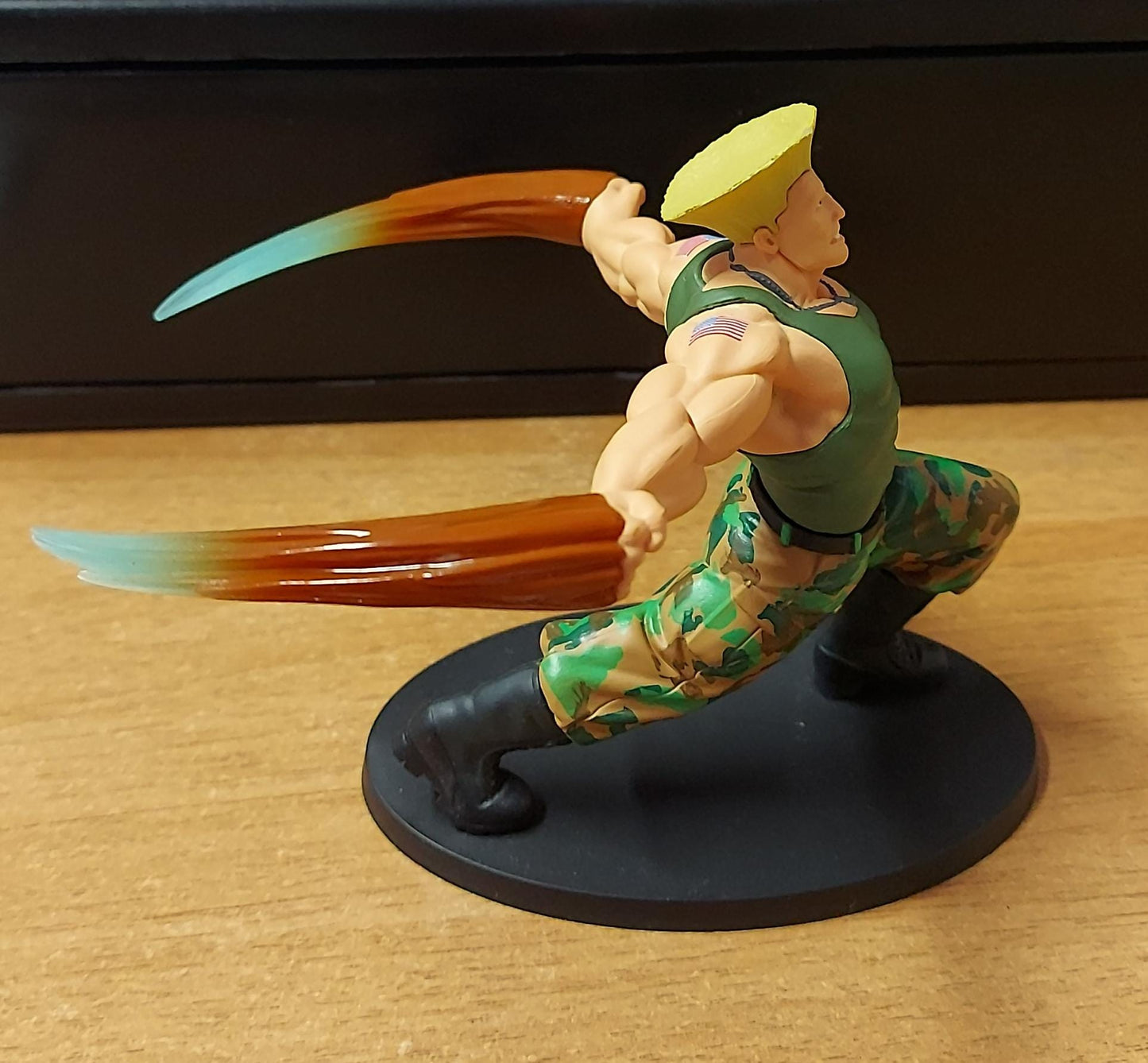 GUILE STREET FIGHTER ACTION FIGURE CAPCOM 10CM