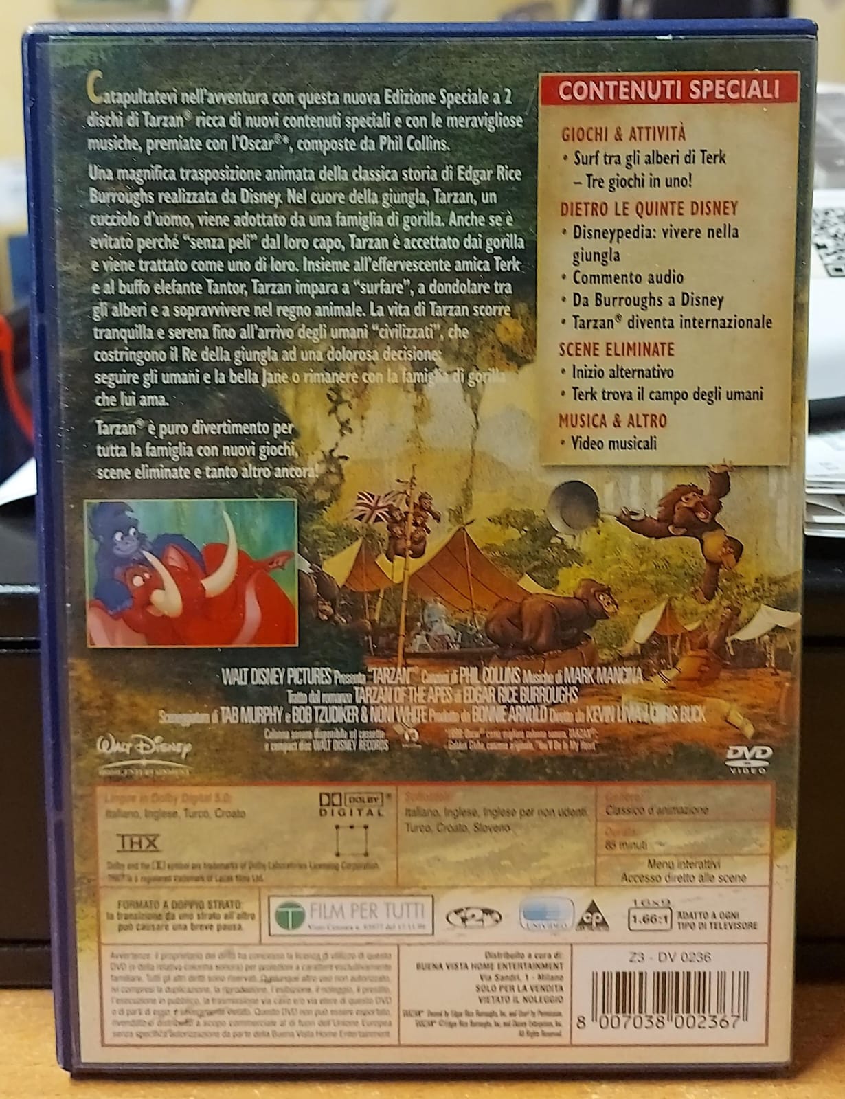 TARZAN - EDIZIONE SPECIALE DUE DISCHI