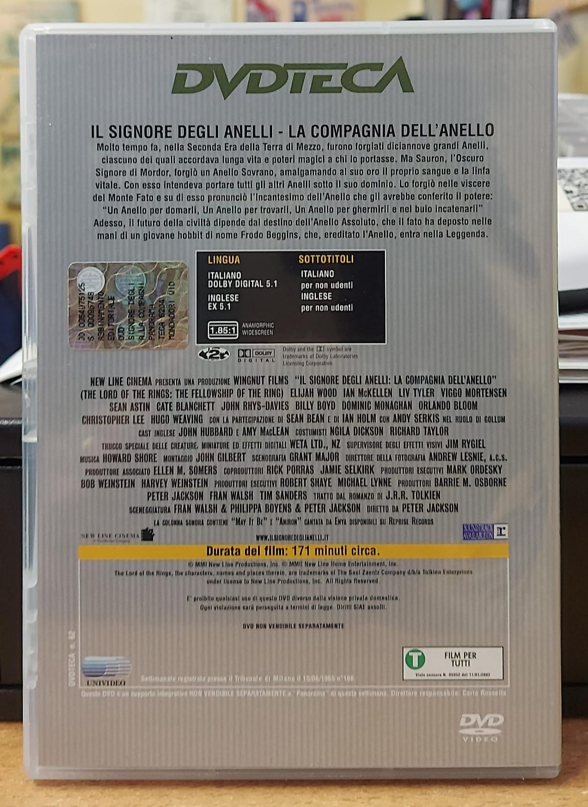 IL SIGNORE DEGLI ANELLI LA COMPAGNIA DELL'ANELLO