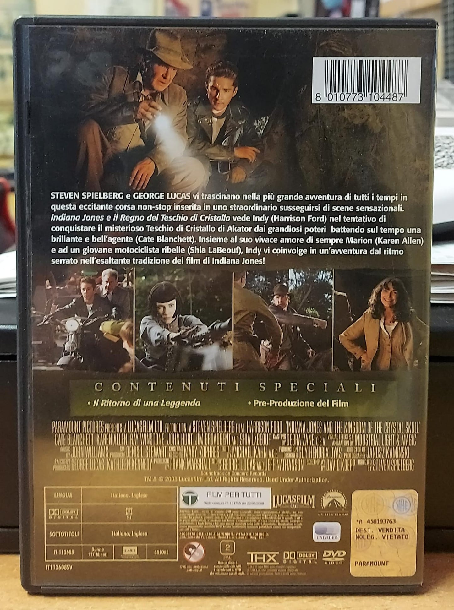 INDIANA JONES E IL REGNO DEL TESCHIO DI CRISTALLO