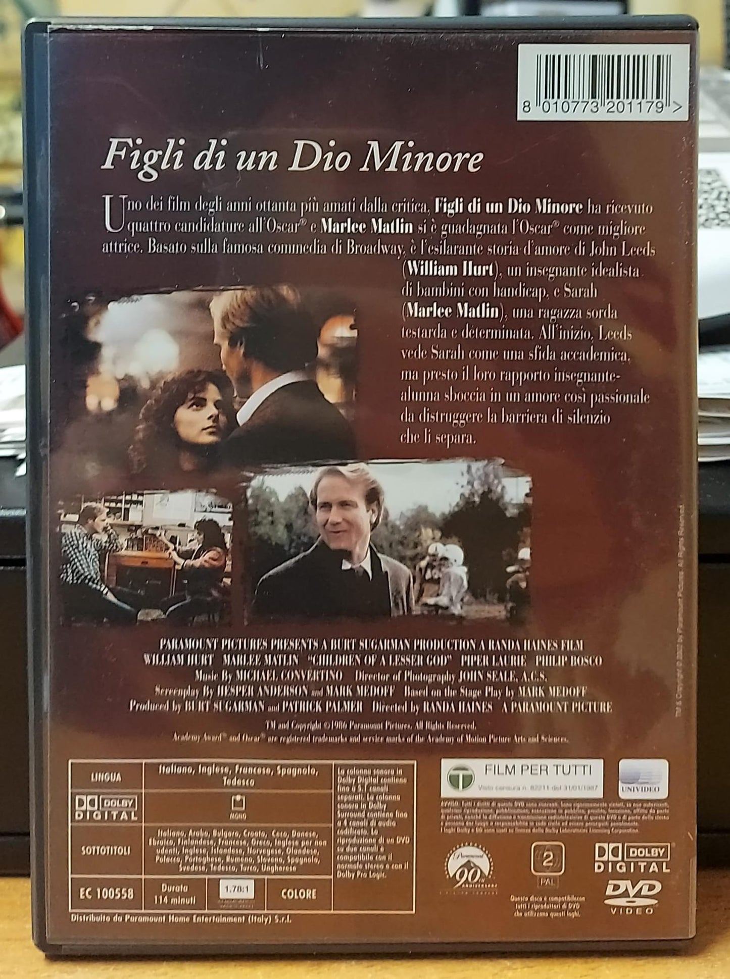 FIGLI DI UN DIO MINORE