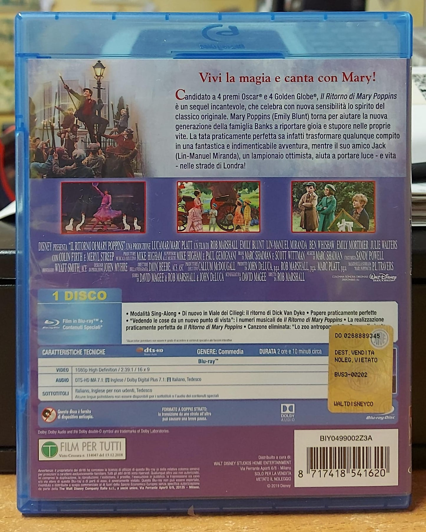 IL RITORNO DI MARY POPPINS