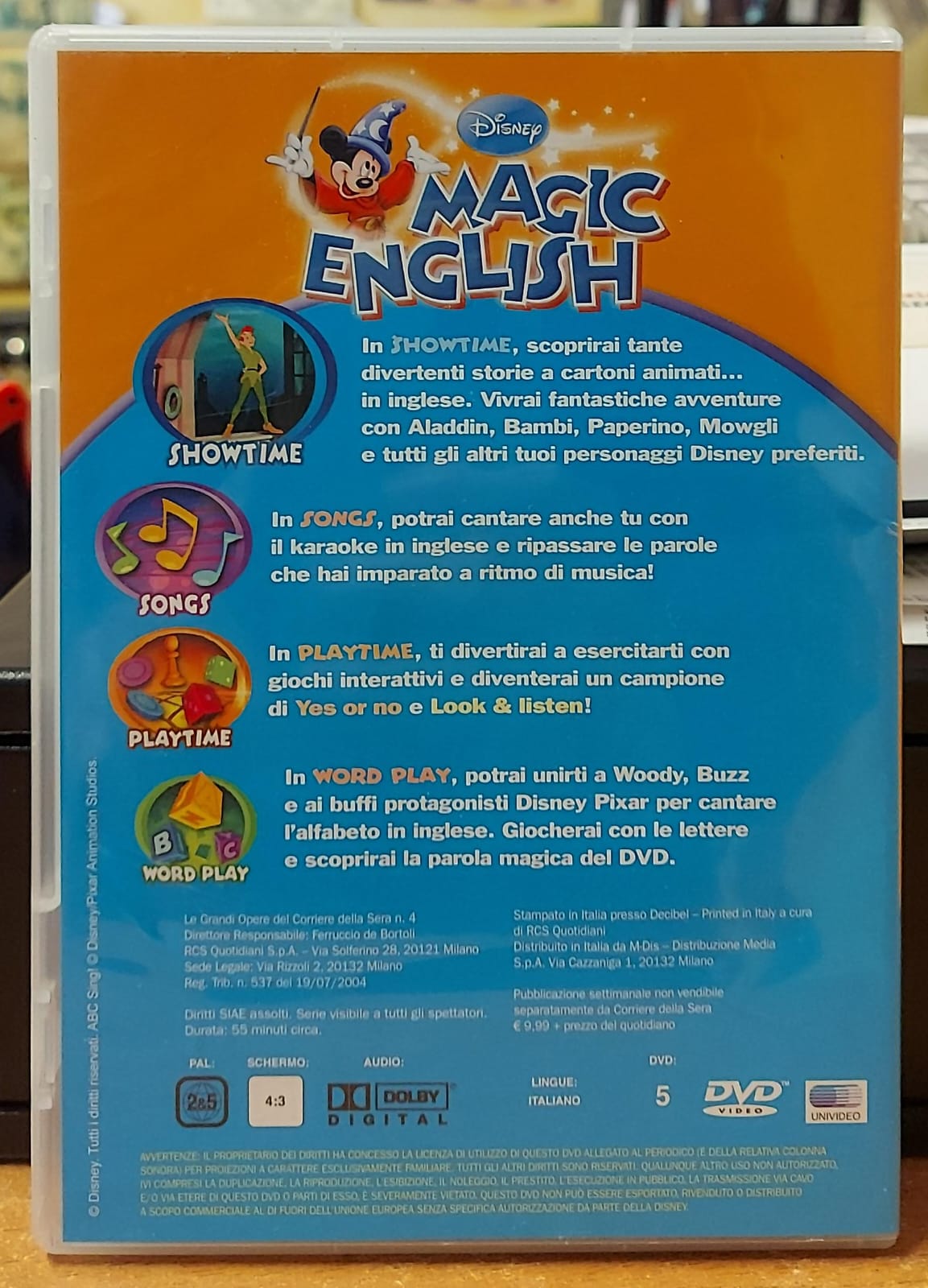 DISNEY MAGIC ENGLISH 4 HAPPY HOUSES QUANTE CASE!