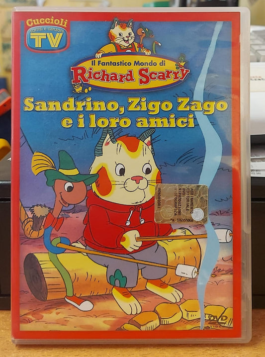 RICHARD SCARRY SANDRINO, ZIGO ZAGO E I LORO AMICI