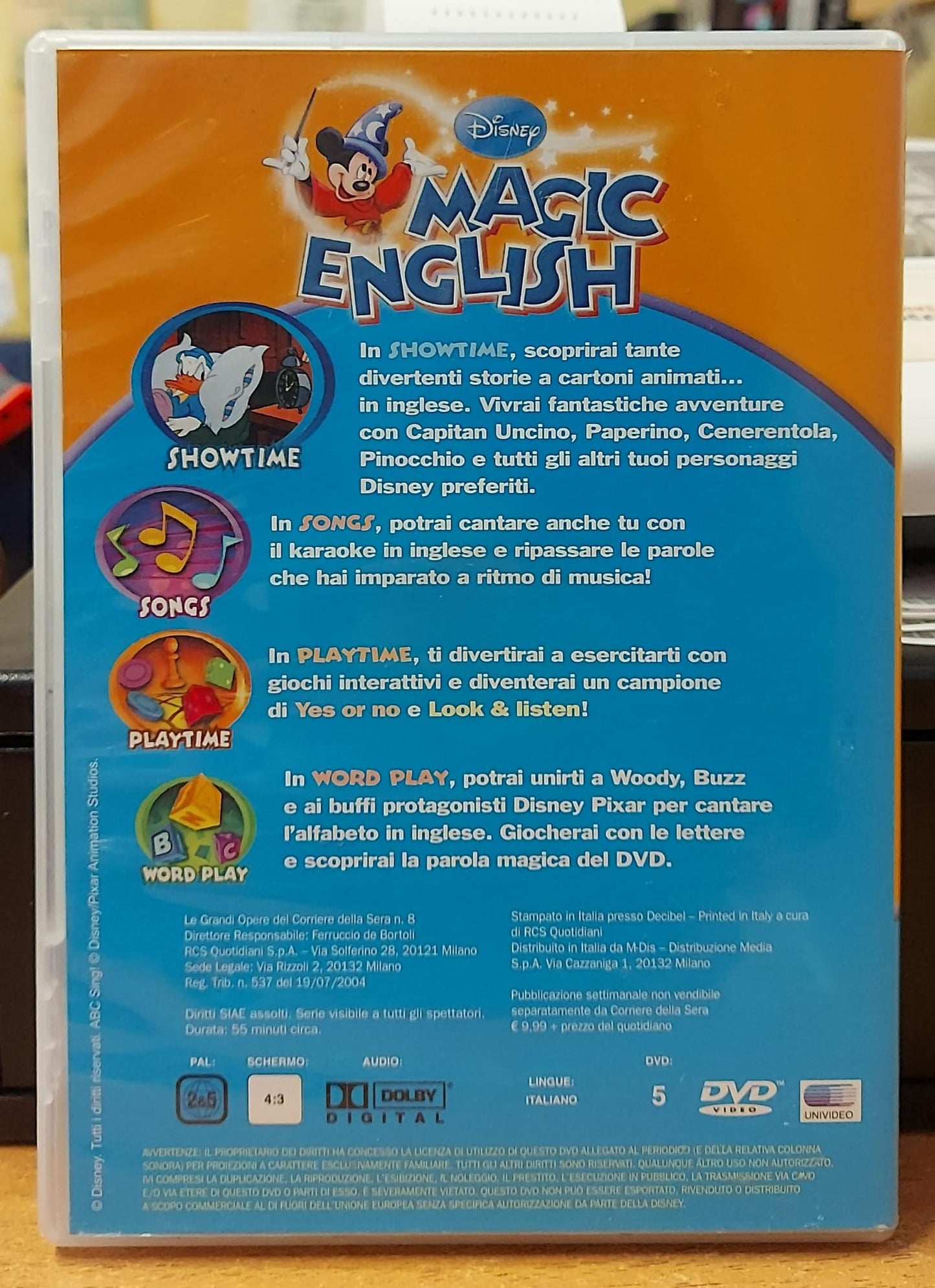 DISNEY MAGIC ENGLISH 8 TICK TOCK TIME CHE ORE SONO?