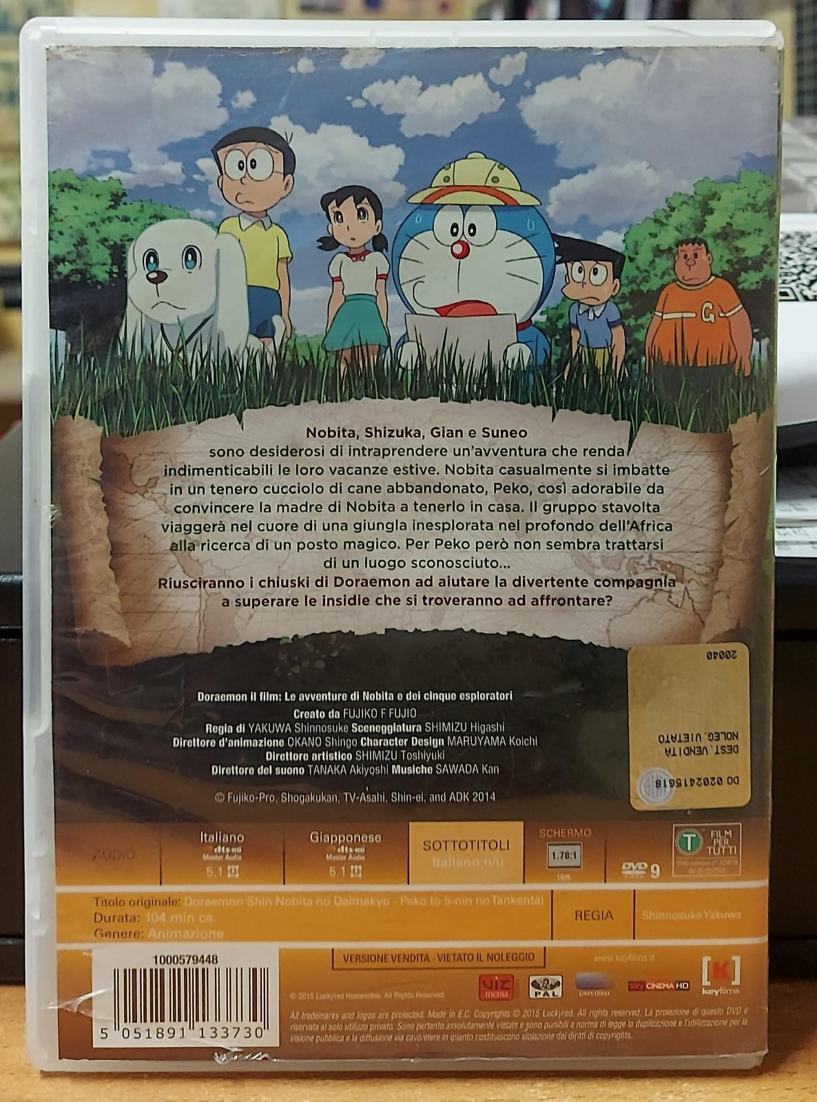 DORAEMON IL FILM LE AVVENTURE DI NOBITA E DEI CINQUE ESPLORATORI