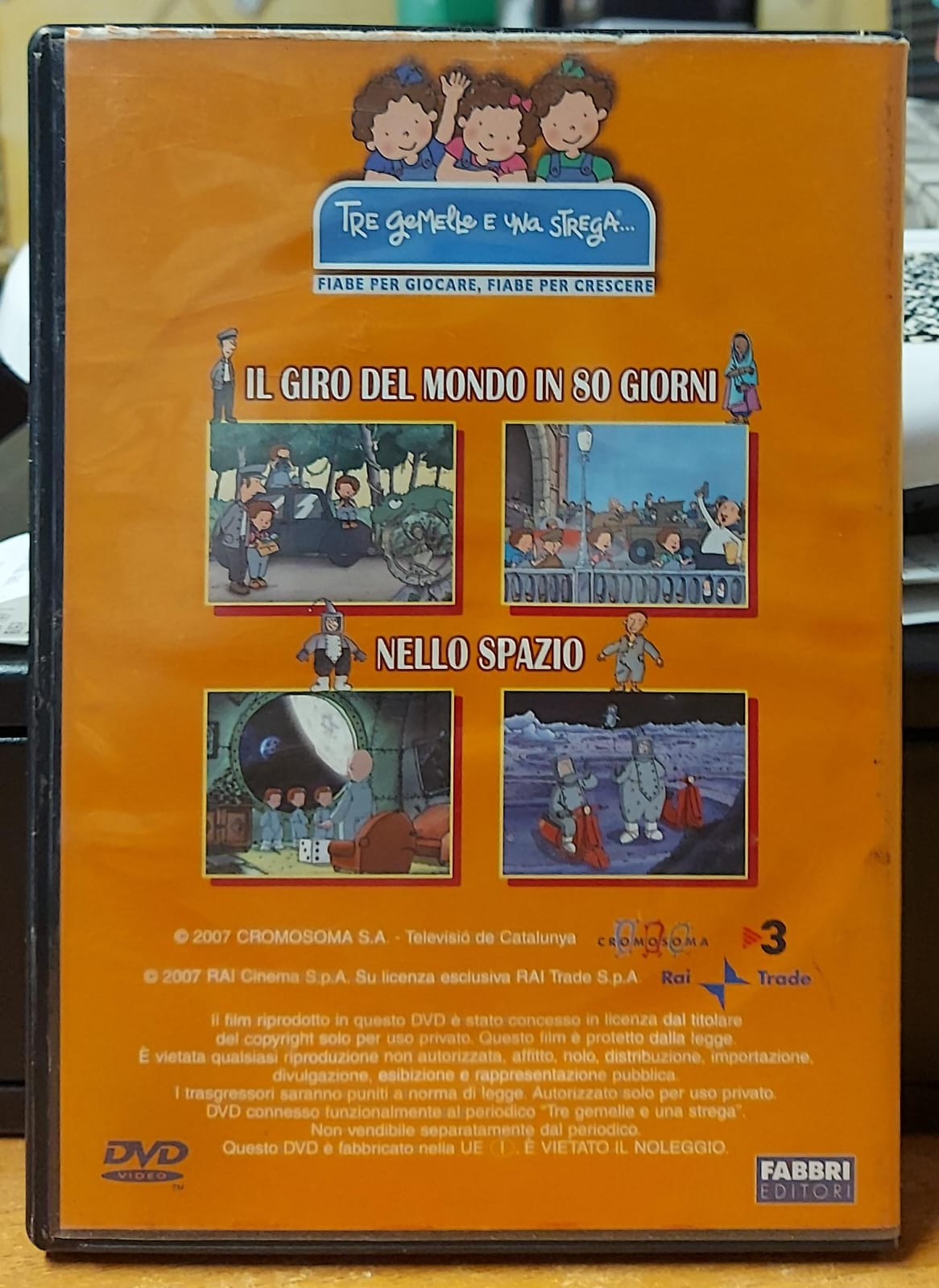 IL GIRO DEL MONDO IN 80 GIORNI - NELLO SPAZIO - TRE GEMELLE E UNA STREGA