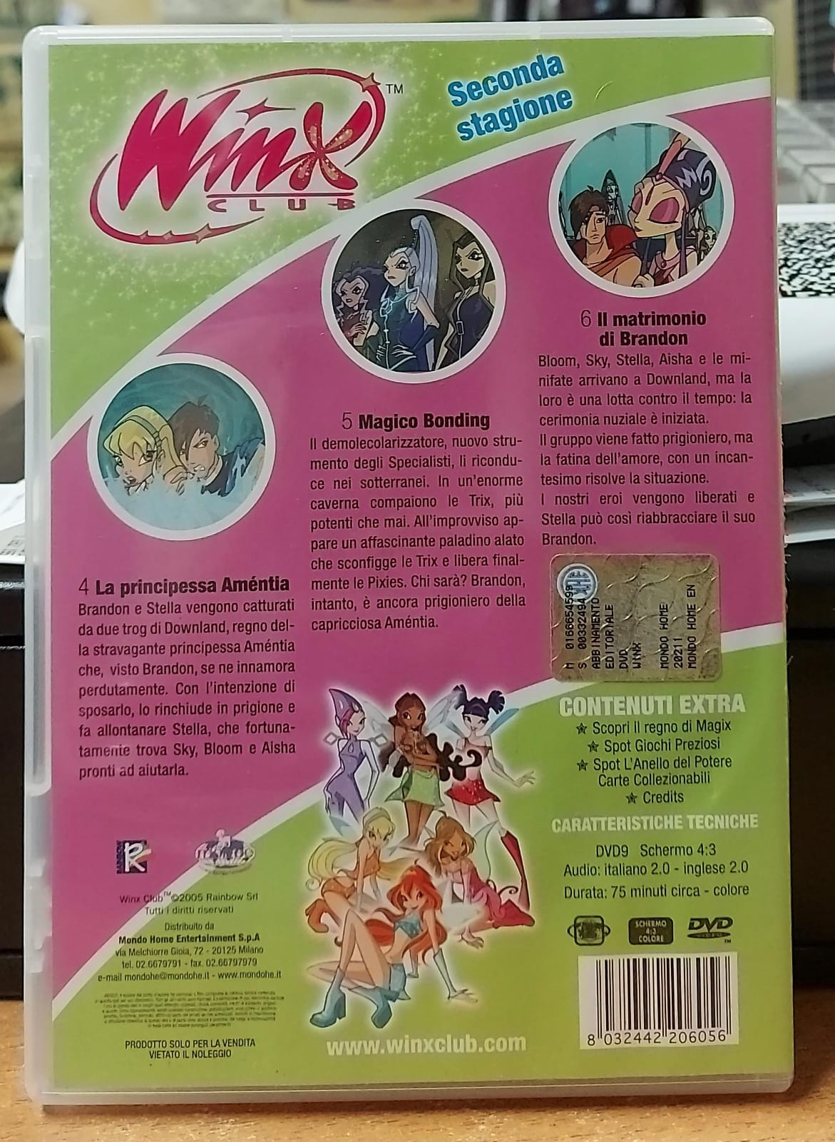 WINX CLUB SECONDA STAGIONE LA PRINCIPESSA AMENTIA