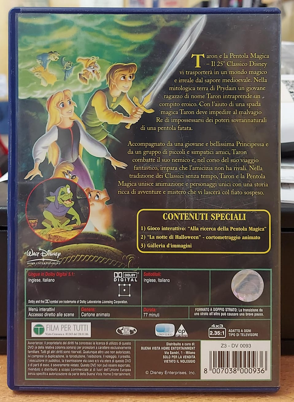 TARON E LA PENTOLA MAGICA