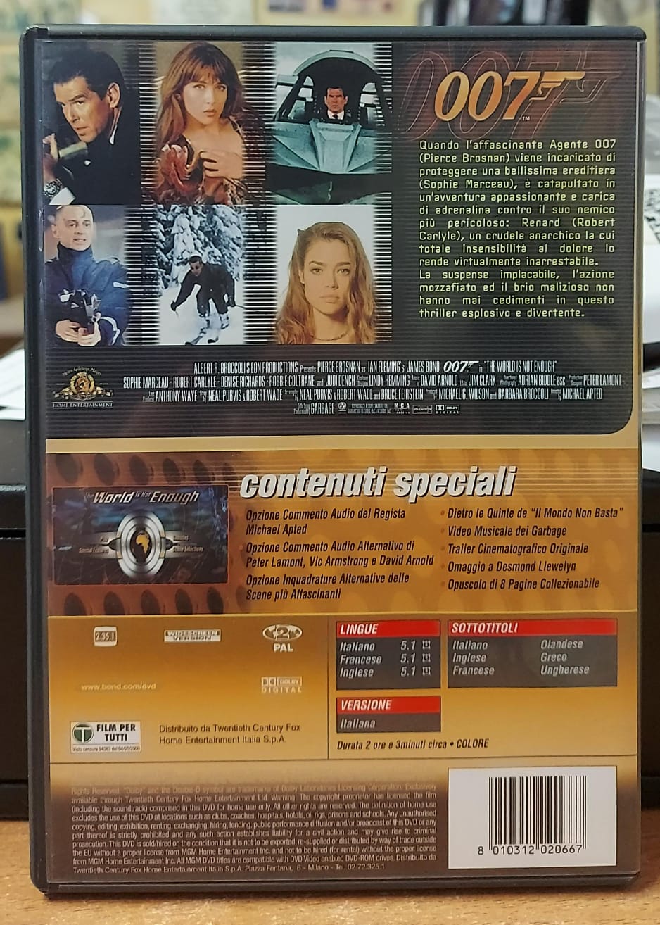 007 IL MONDO NON BASTA - EDIZIONE SPECIALE