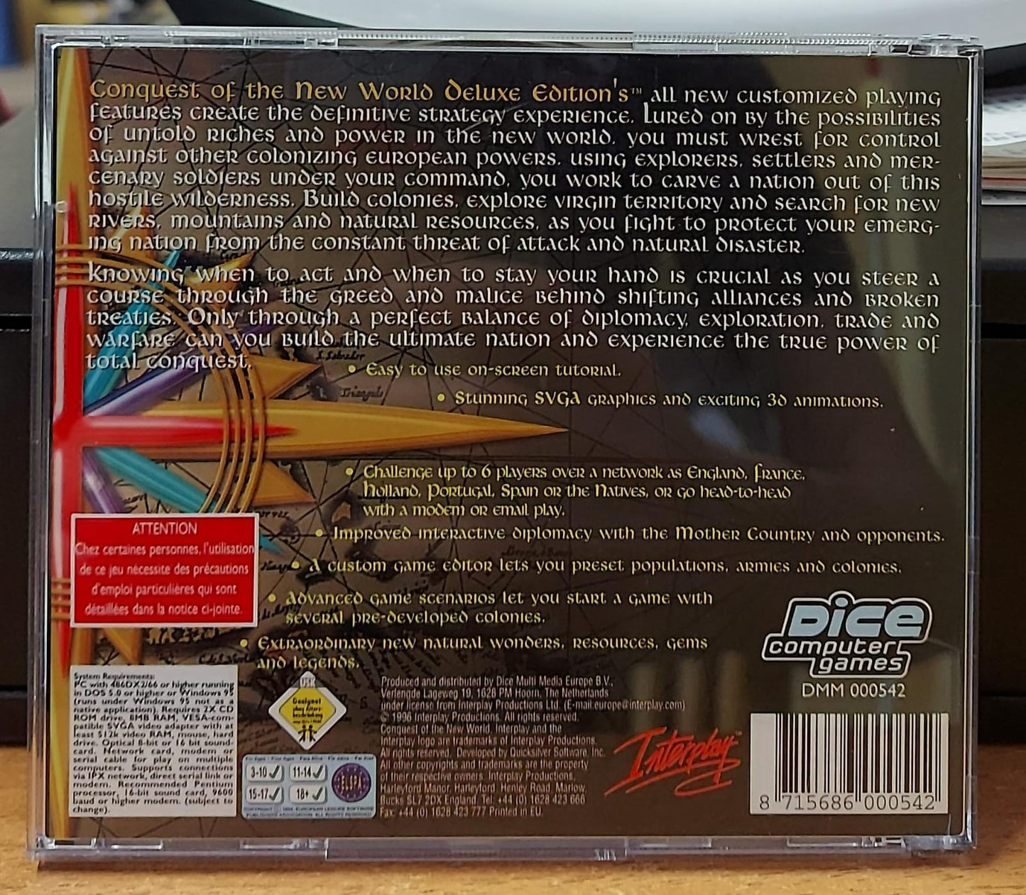 CONQUEST OF THE NEW WORLD DELUXE EDITION