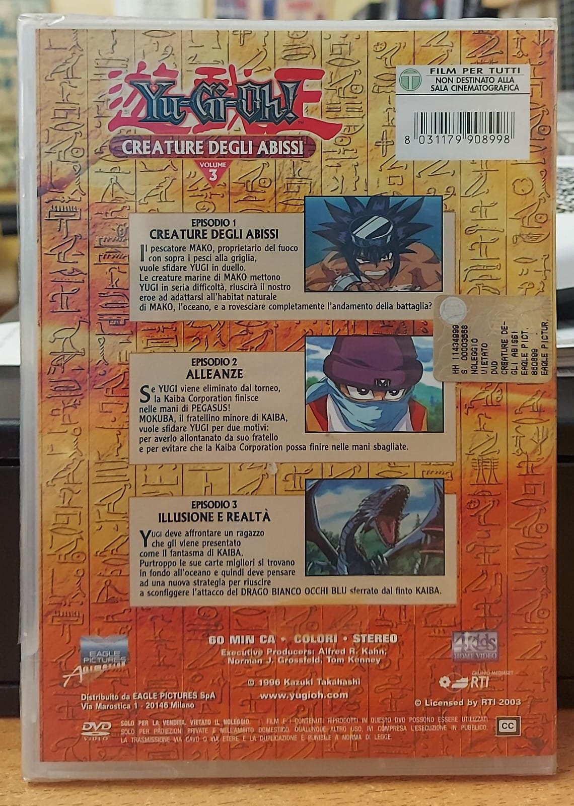 YU-GI-OH! CREATURE DEGLI ABISSI VOLUME 3 - NUOVO MAI APERTO