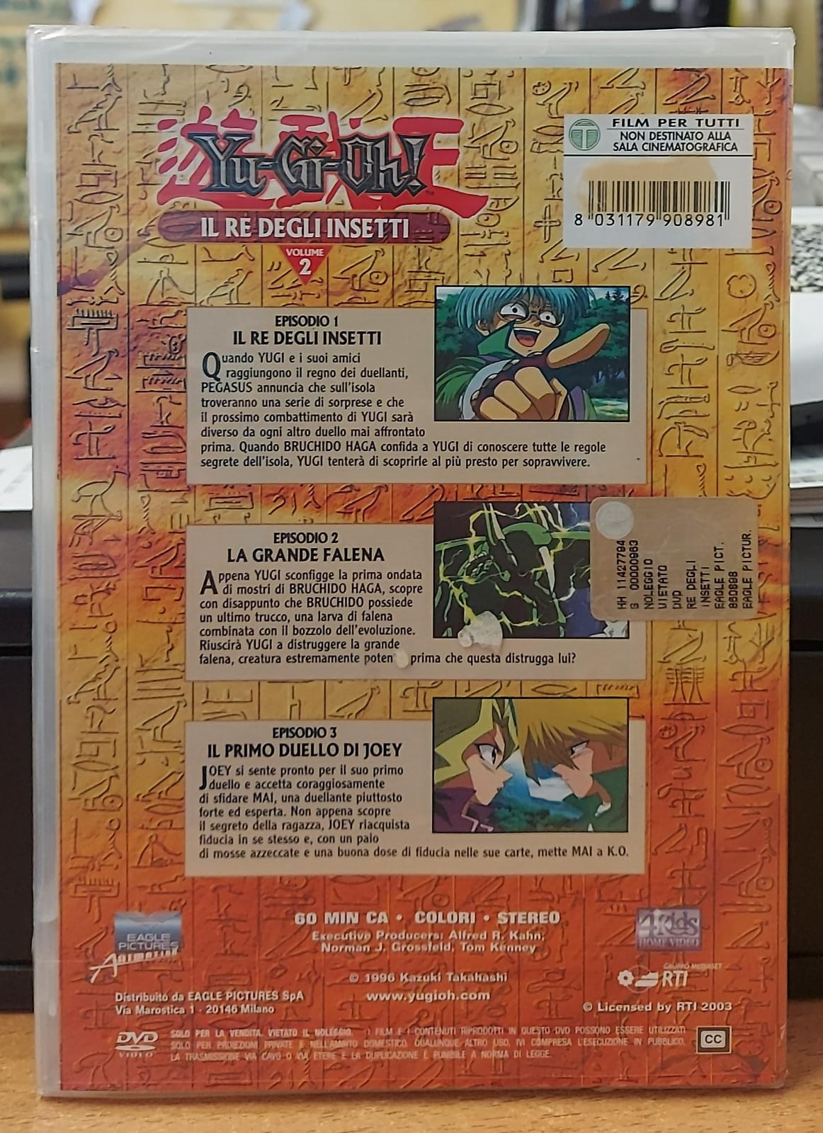 YU-GI-OH! IL RE DEGLI INSETTI VOLUME 2 - NUOVO MAI APERTO