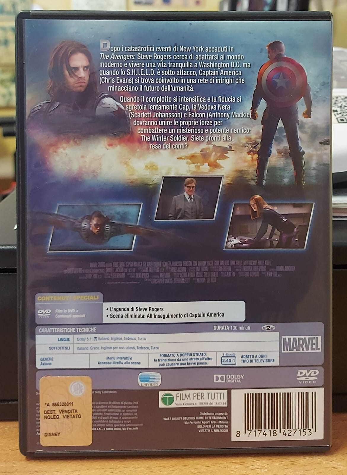 CAPTAIN AMERICA THE WINTER SOLDIER