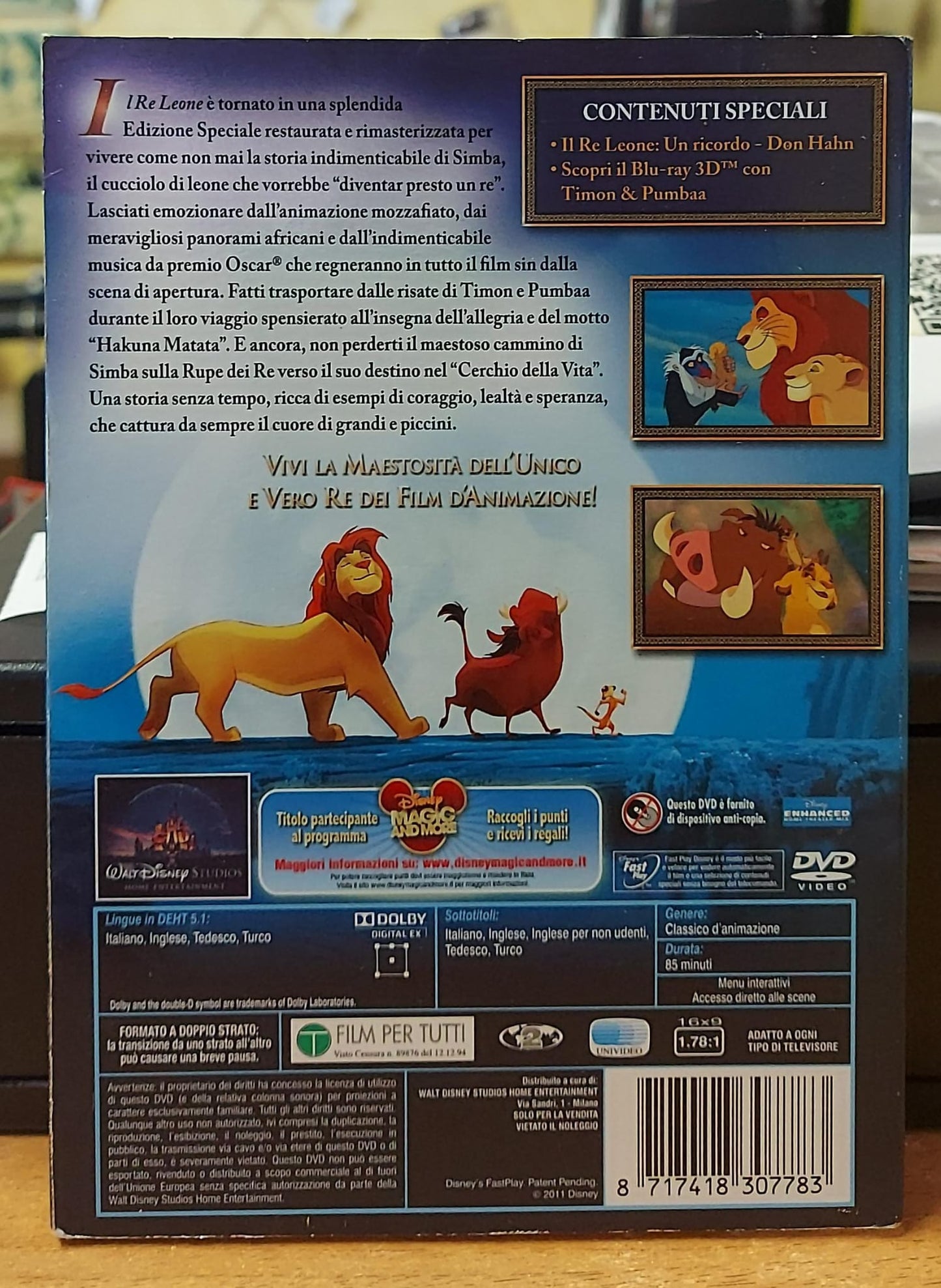 IL RE LEONE - EDIZIONE SPECIALE CON MINILIBRO