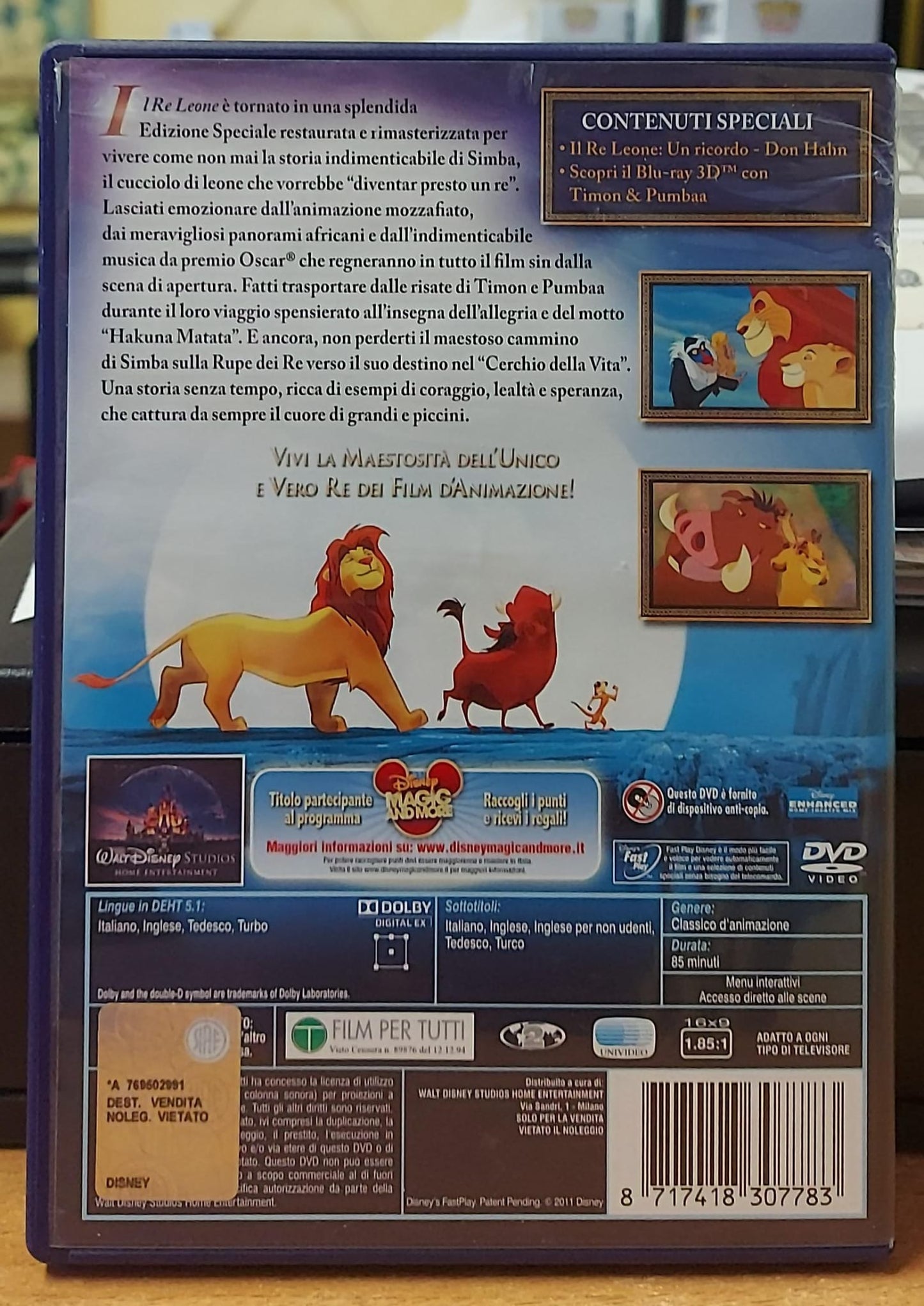 IL RE LEONE - EDIZIONE SPECIALE CON MINILIBRO