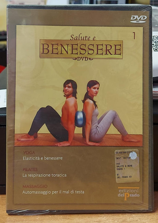 SALUTE E BENESSERE DVD 1 YOGA PILATES MASSAGGIO - NUOVO MAI APERTO