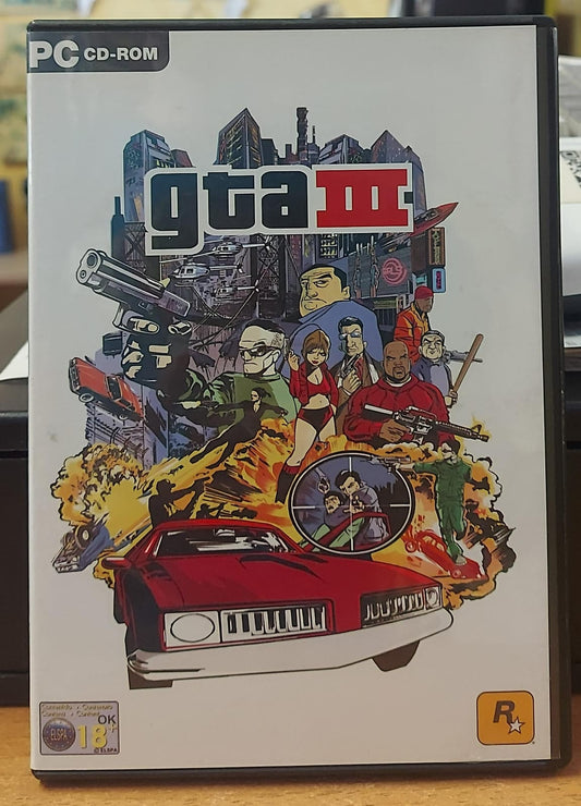 GTA III CON LIBRETTO E MAPPA
