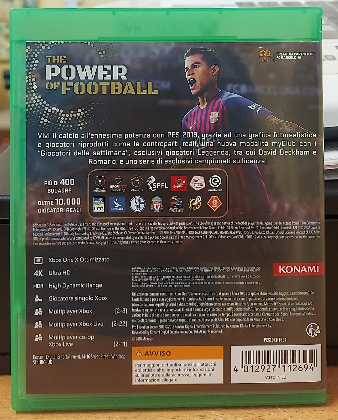 PES 2019 PRO EVOLUTION SOCCER