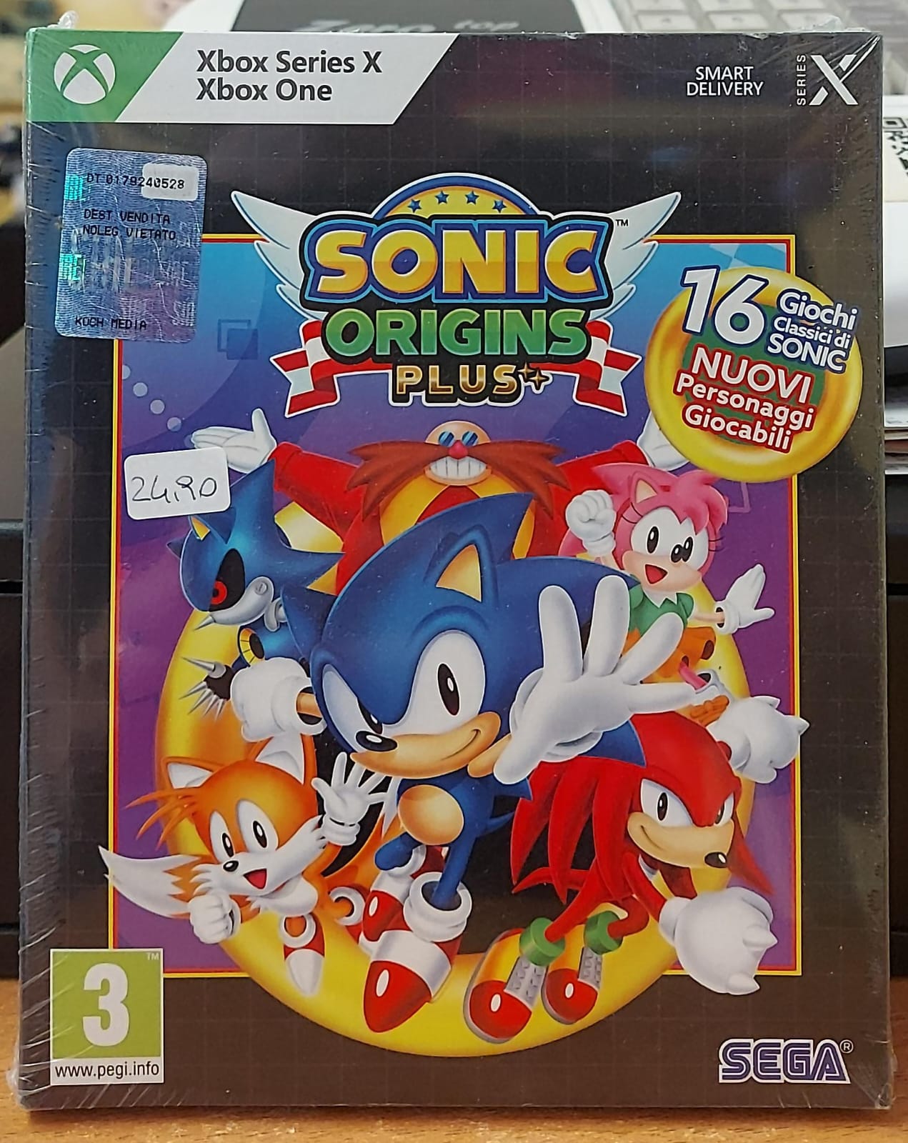 SONIC ORIGINS PLUS - NUOVO MAI APERTO